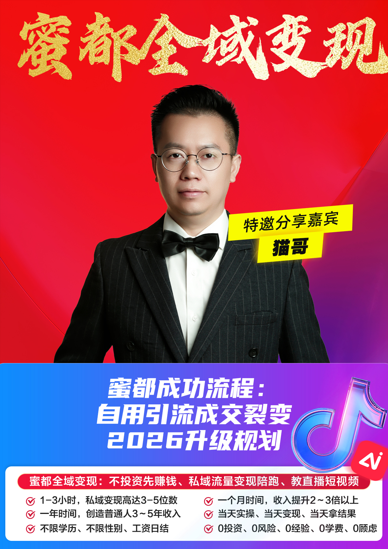 蜜都晨会260302-猫哥-蜜都成功流程：自用引流成交裂变，2026升级规划