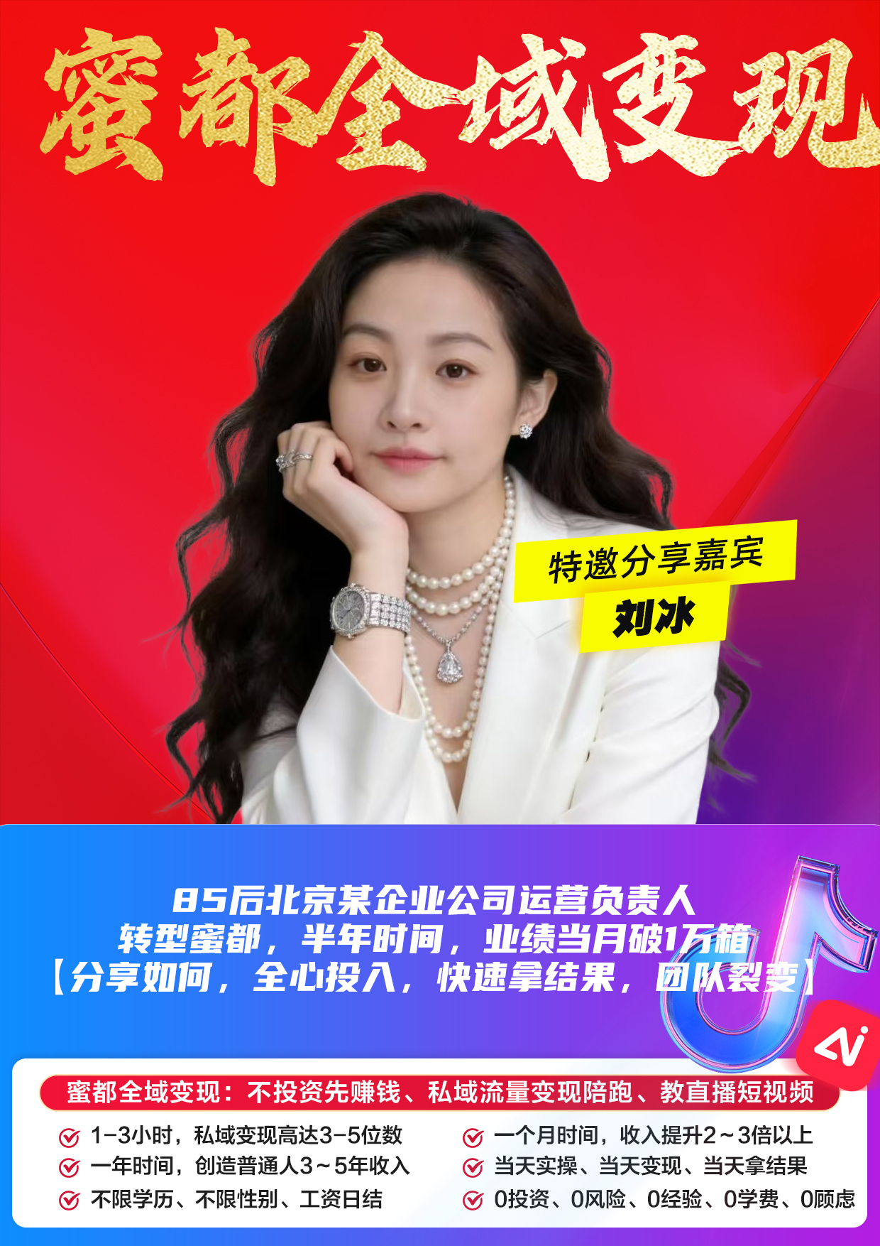 蜜都晨会260413-刘冰-85后北京某企业公司运营负责人，转型蜜都，半年时间，业绩当月破1万箱【分享如何，全心投入，快速拿结果，团队裂变】