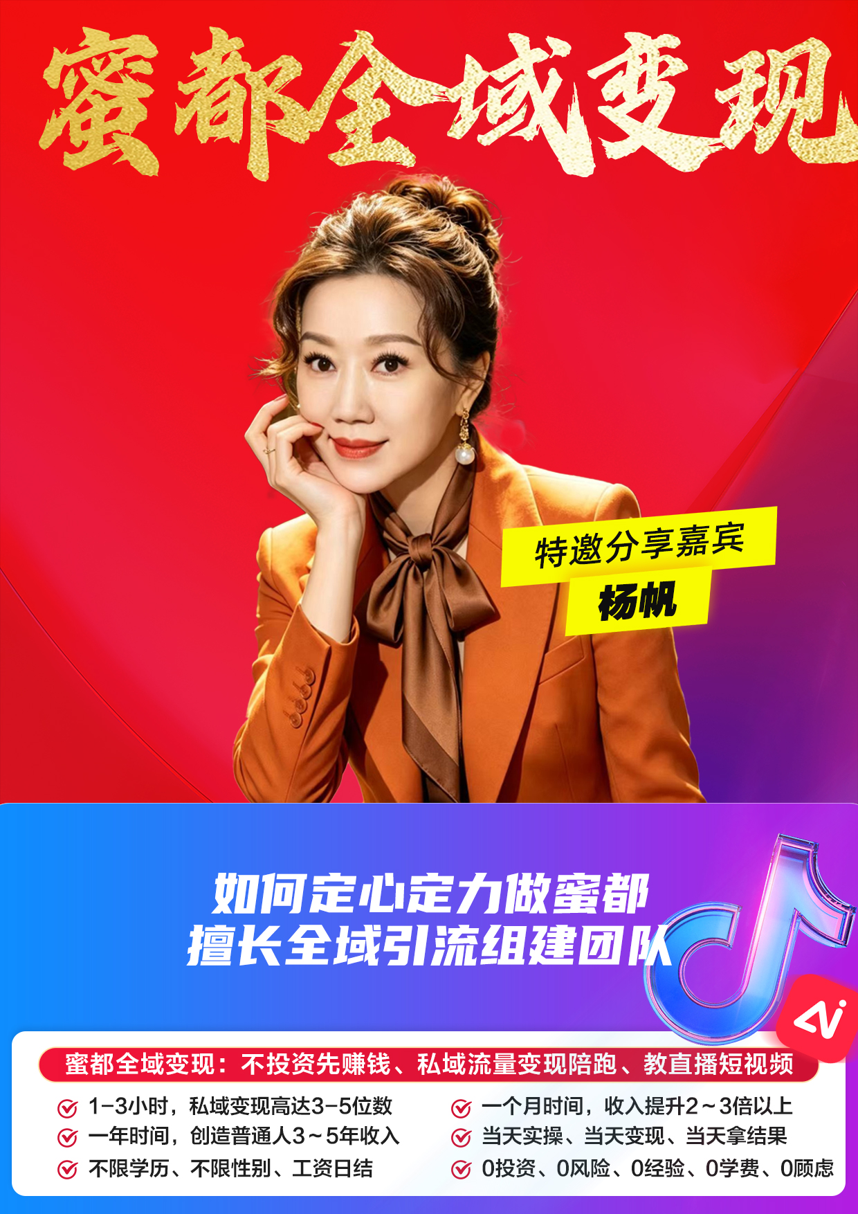 蜜都晨会260416-杨帆-如何定心定力做蜜都，擅长全域引流组建团队